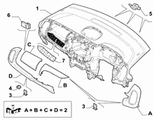 70502-010 DASHBOARD INSTRUMENT HOLDER