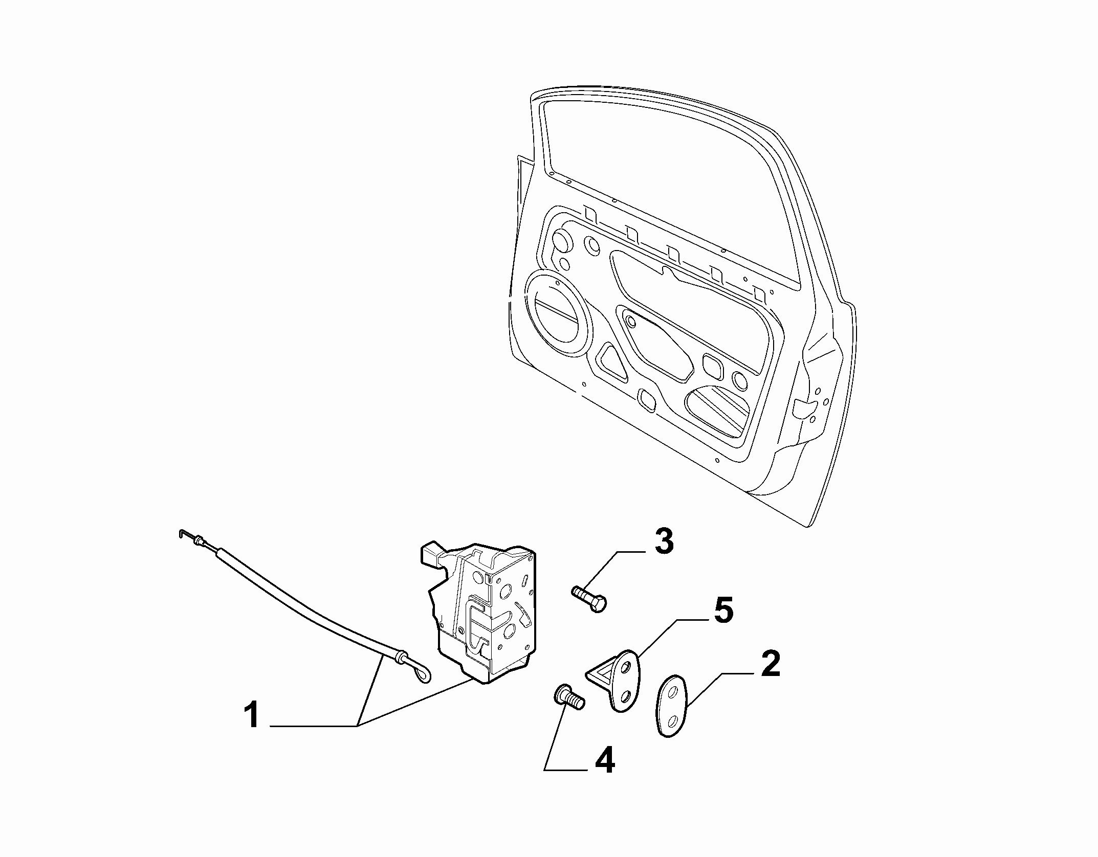 70129-050 FRONT DOOR LOCK