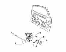 70129-050 FRONT DOOR LOCK