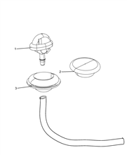 55514-040 FRONT AND REAR WIPER TUBING