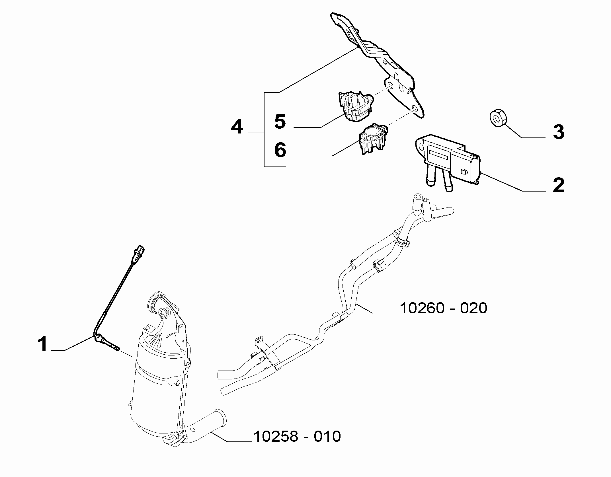 10260-010 GAS FLOW PRESSURE/TEMP SENSOR
