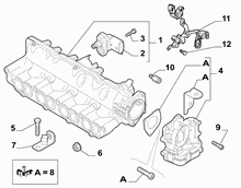 10255-010 INTAKE MANIFOLD AND BUTTERFLY CLIPS
