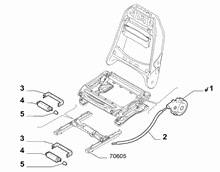 70601-050 ELECTRIC FRONT SEAT MOTORS