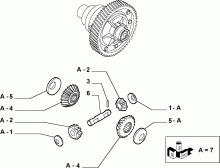 21220/00 ЗУБЧ. ПЕРЕДАЧИ ДИФФЕРЕНЦИАЛА