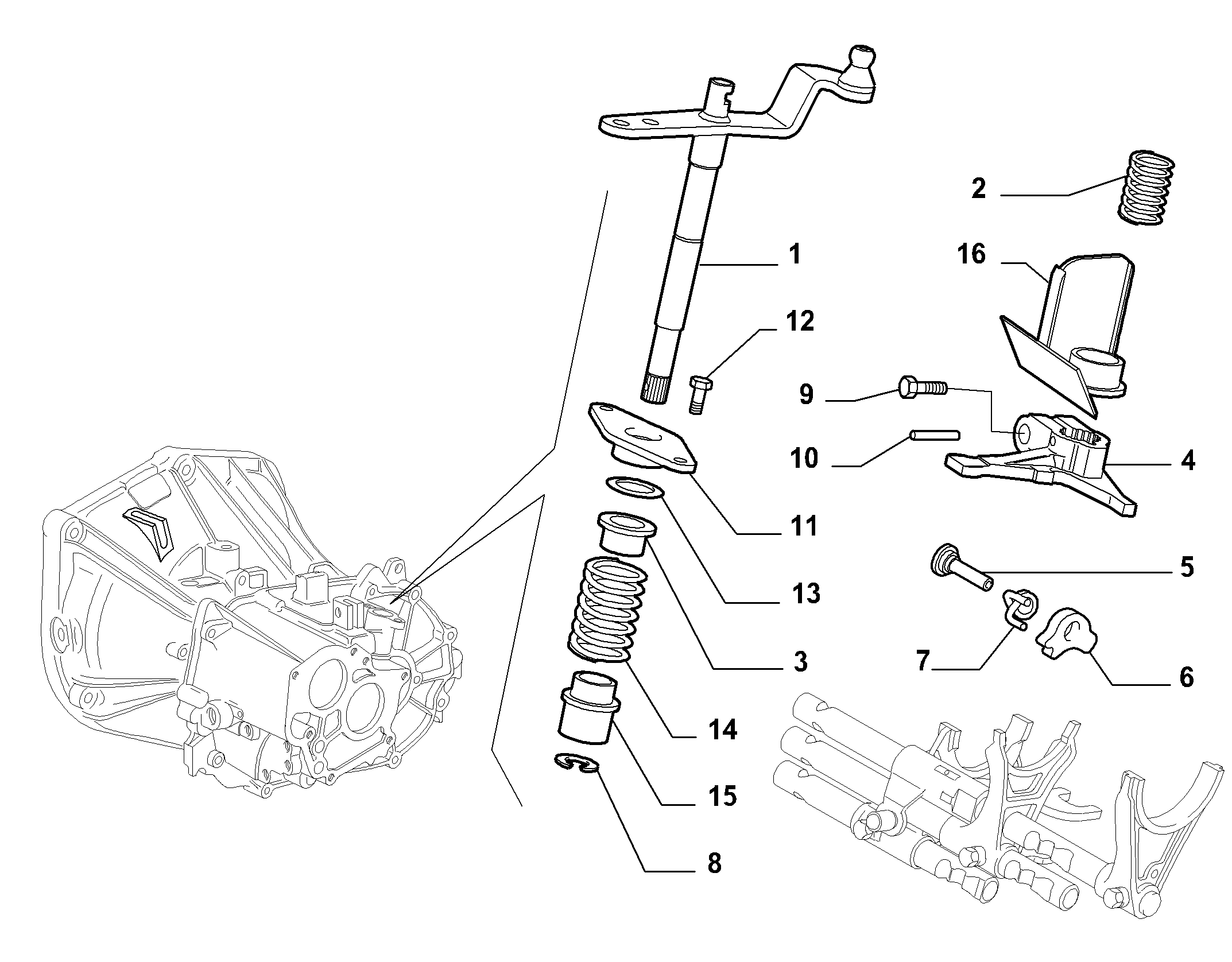 21219-010 GEAR SHAFT