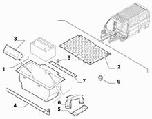 55300-030 BATTERY SUPPORT