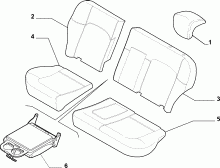 70615/04 REAR SEAT LINING 