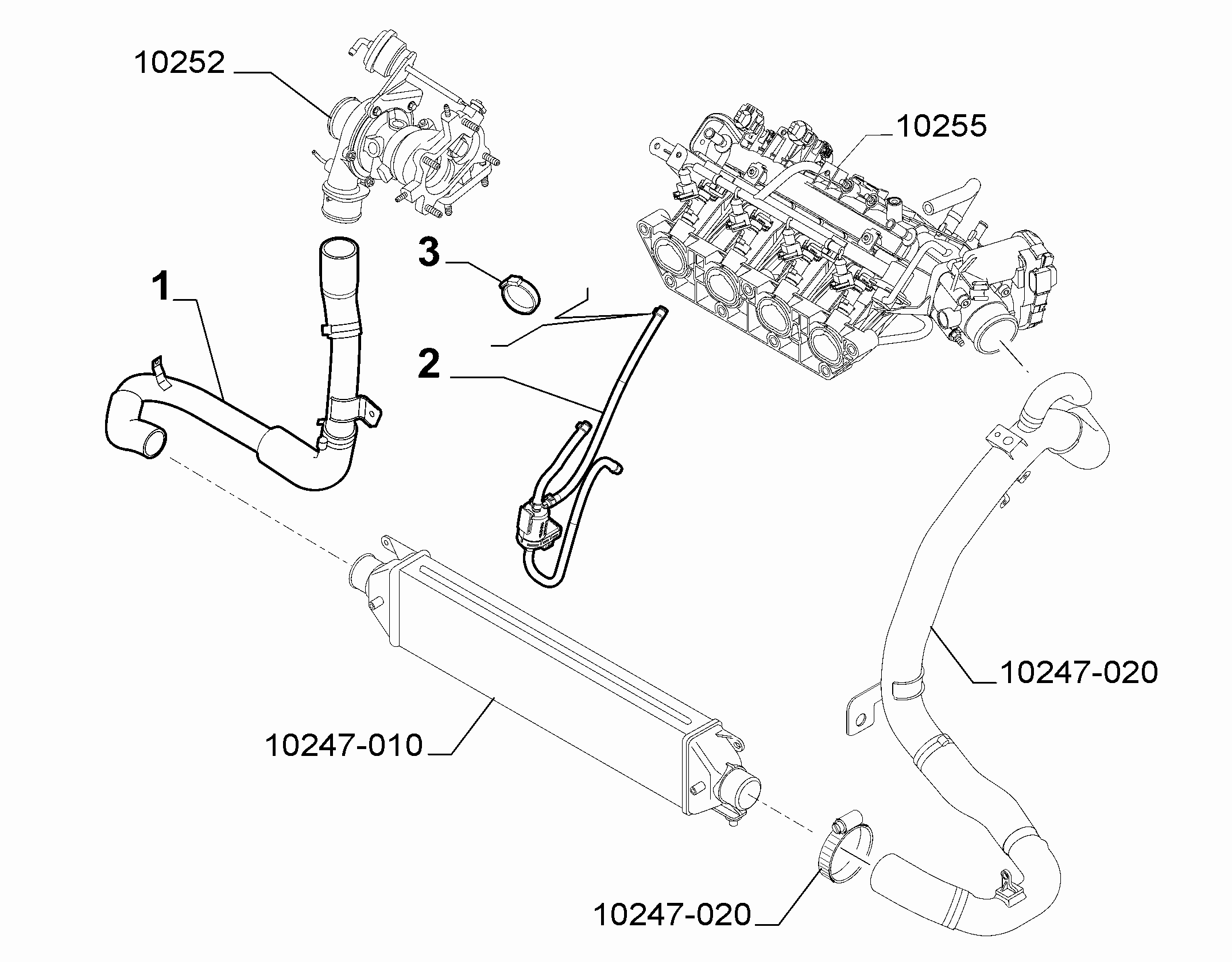 10247-030 TURBINE COOLER PIPING