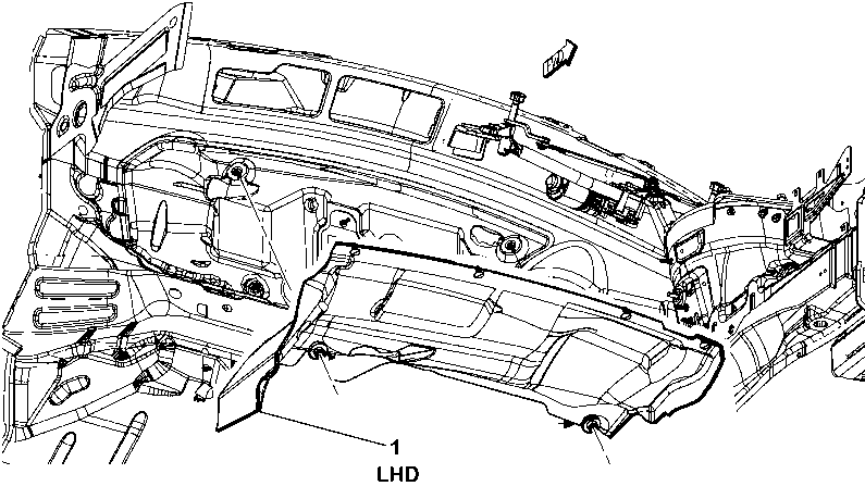 70522-020 PASSENGER COMPARTMENT INSULATION AND PADDING
