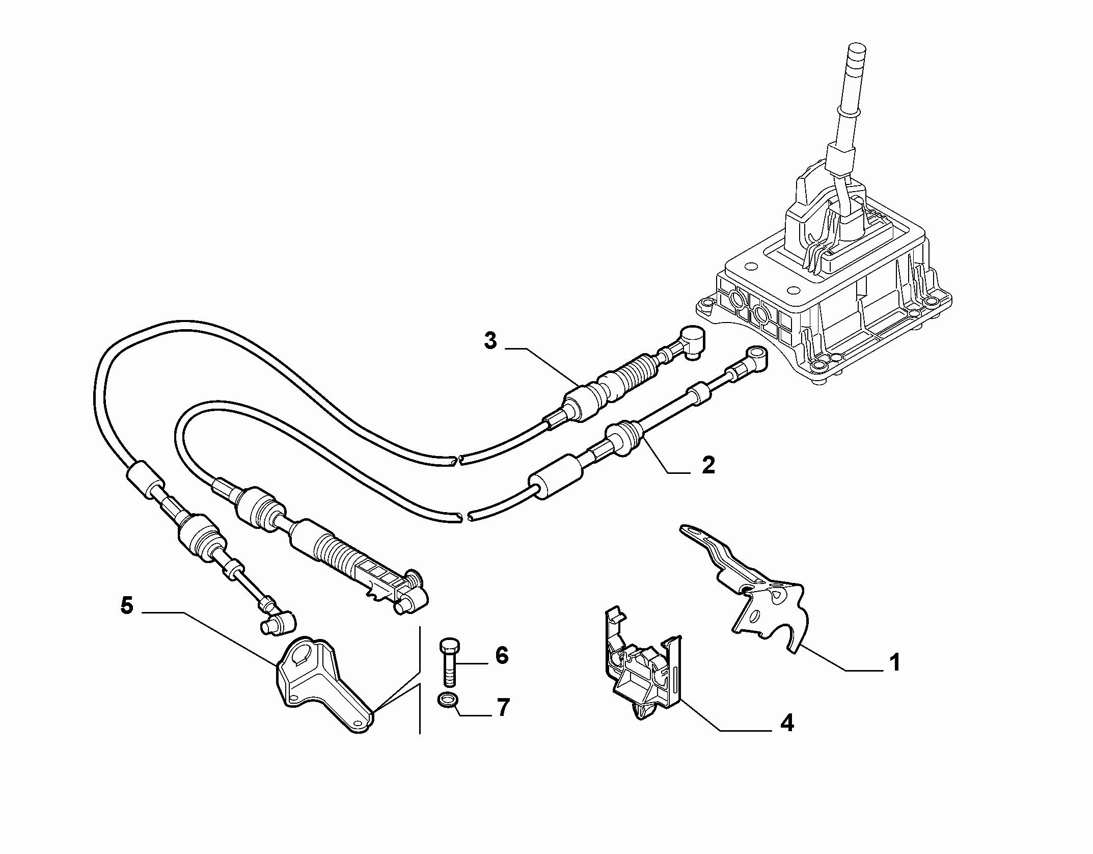21221-020 GEAR STICK FLEX SHAFT