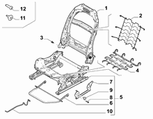 70601-021 DRIVER SEAT FRAMES