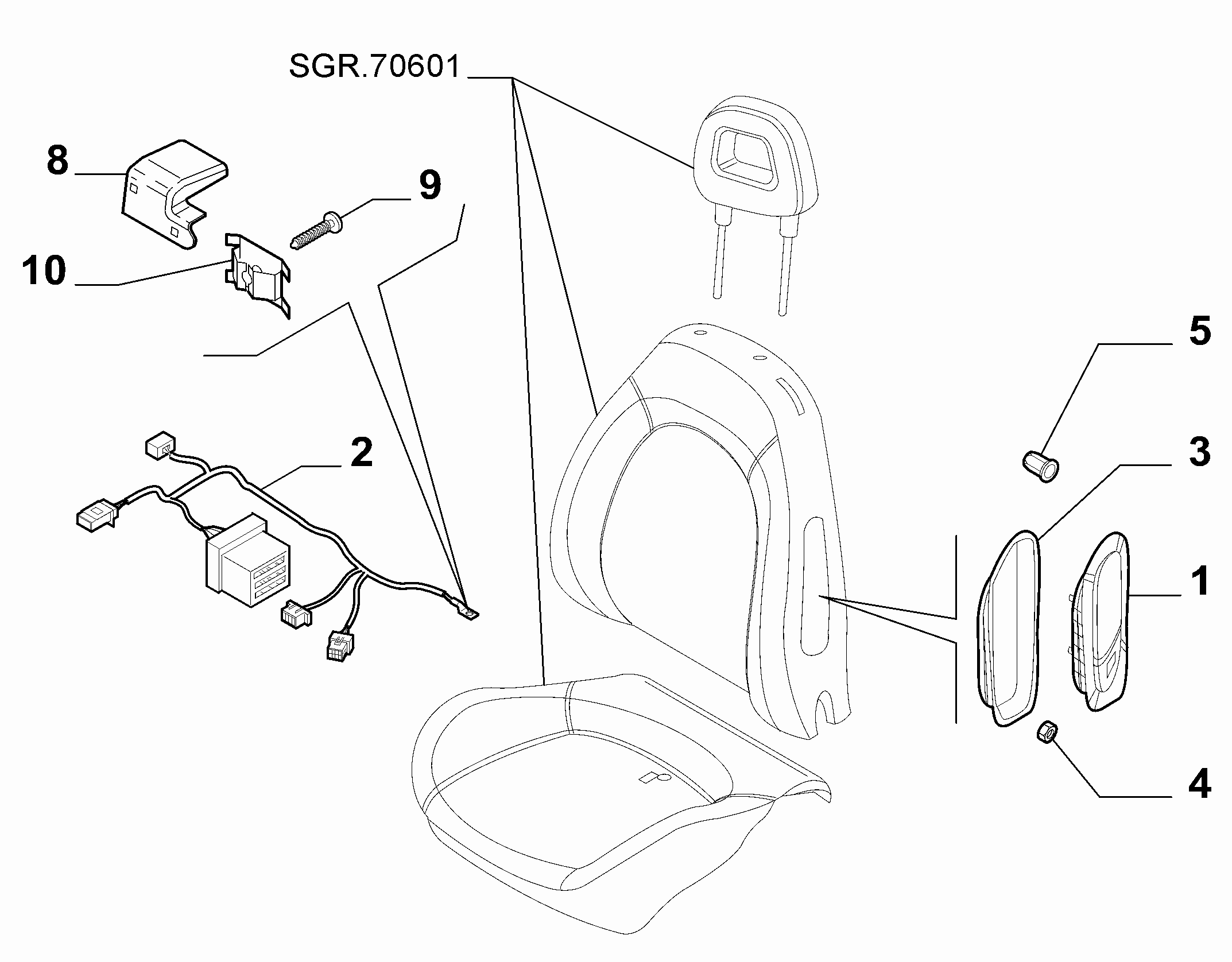 55508-040 FRONT SIDE BAG