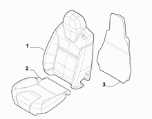 70601-011 DRIVER SEAT CUSHIONS