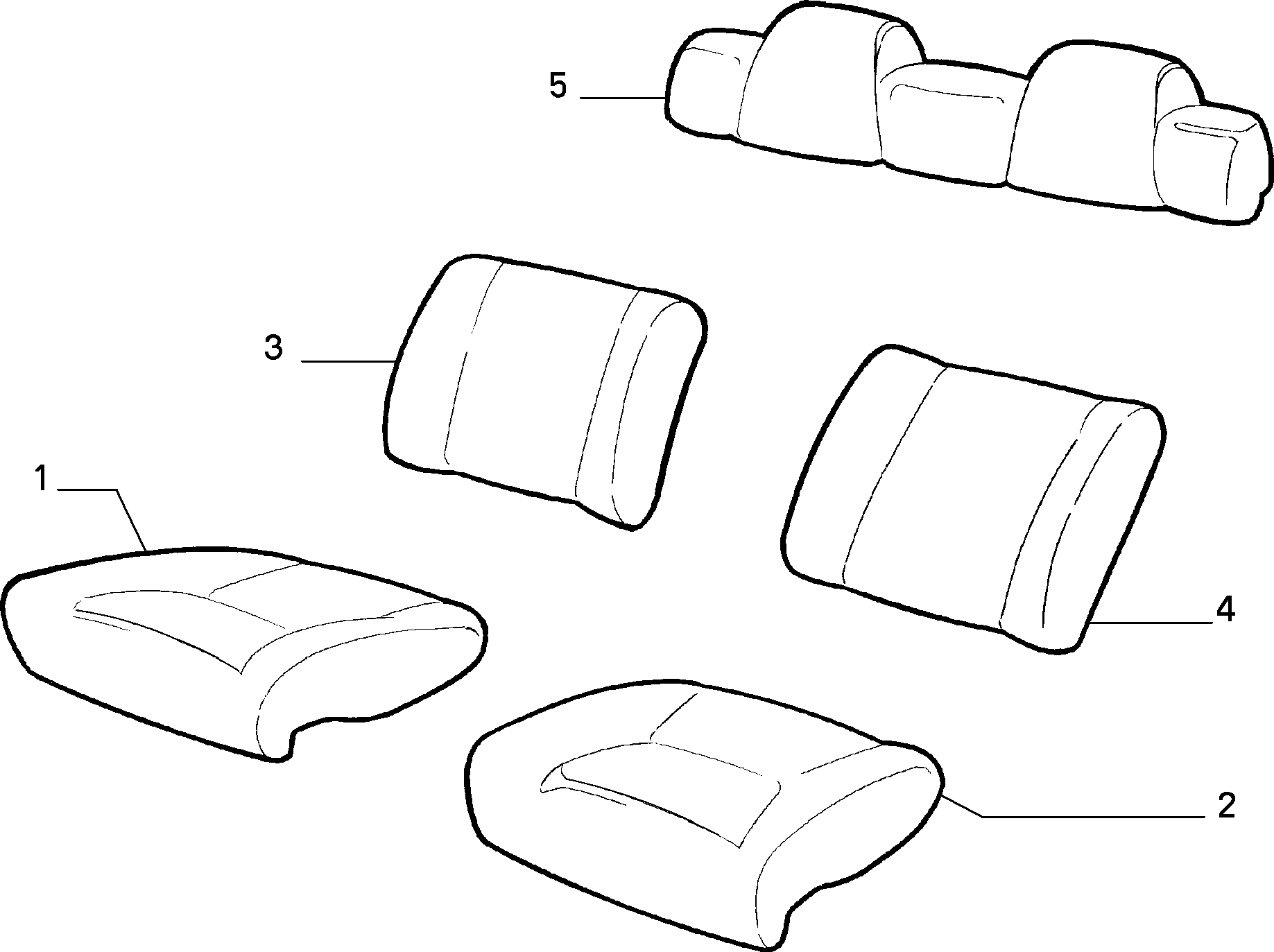 70615/00 REAR SEAT LINING