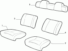 70615/00 REAR SEAT LINING