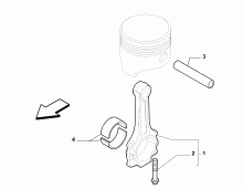 10105-010 COUPLING RODS AND HALF BEARINGS