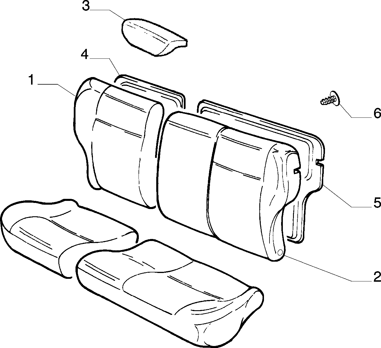 70615/02 REAR SEAT LINING