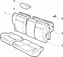 70615/02 REAR SEAT LINING