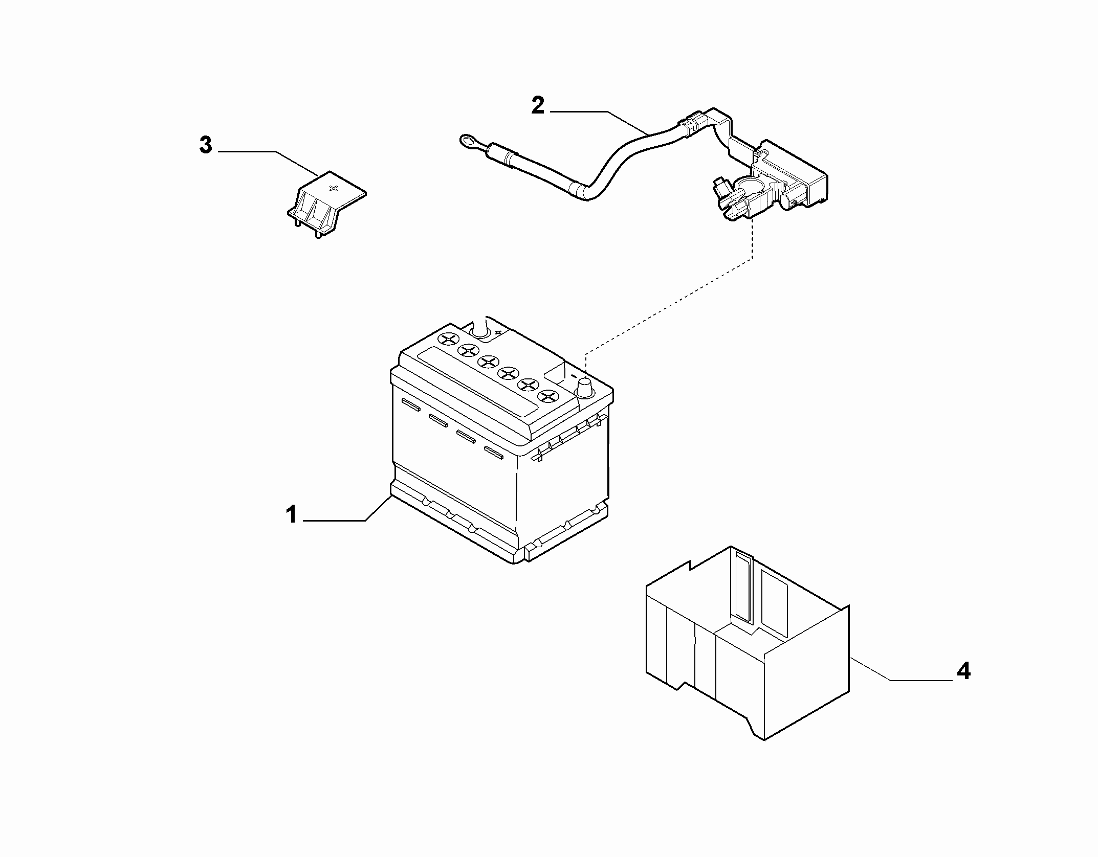 55300-010 BATTERY AND CASE