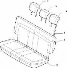 70613/00 REAR SEAT