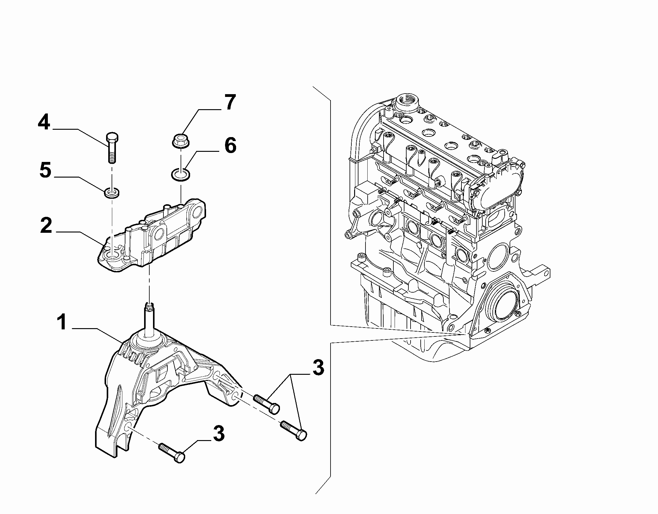 10002-020 GEARBOX INLET SCREW ANCHOR SUSPENSION