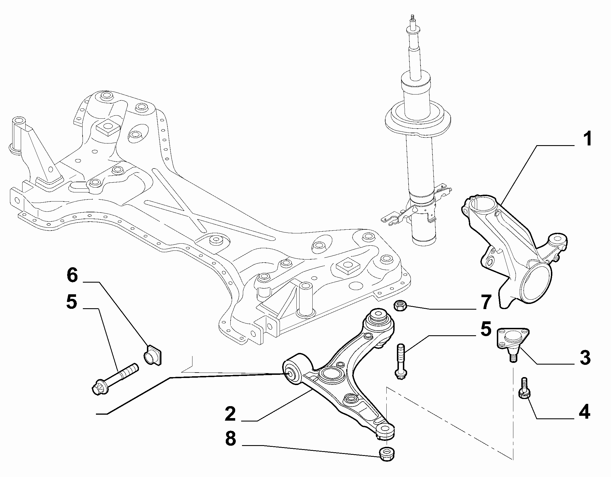 44301-010 SWING ARMS AND MOUNTINGS