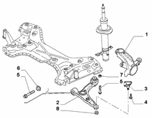44301-010 SWING ARMS AND MOUNTINGS