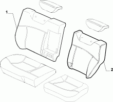 70615/01 REAR SEAT LINING