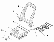 70601-020 FRONT SEAT FRAME