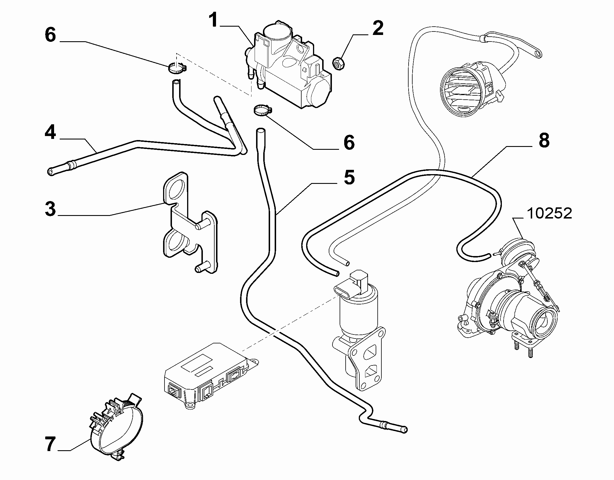 10260-030 DIESEL VALVE PRESSURE GUAGE BOOSTER