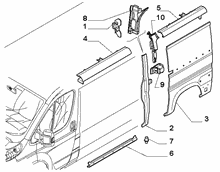 70020-040 OUTER SIDE PANEL FOR COMMERCIAL VEHICLES