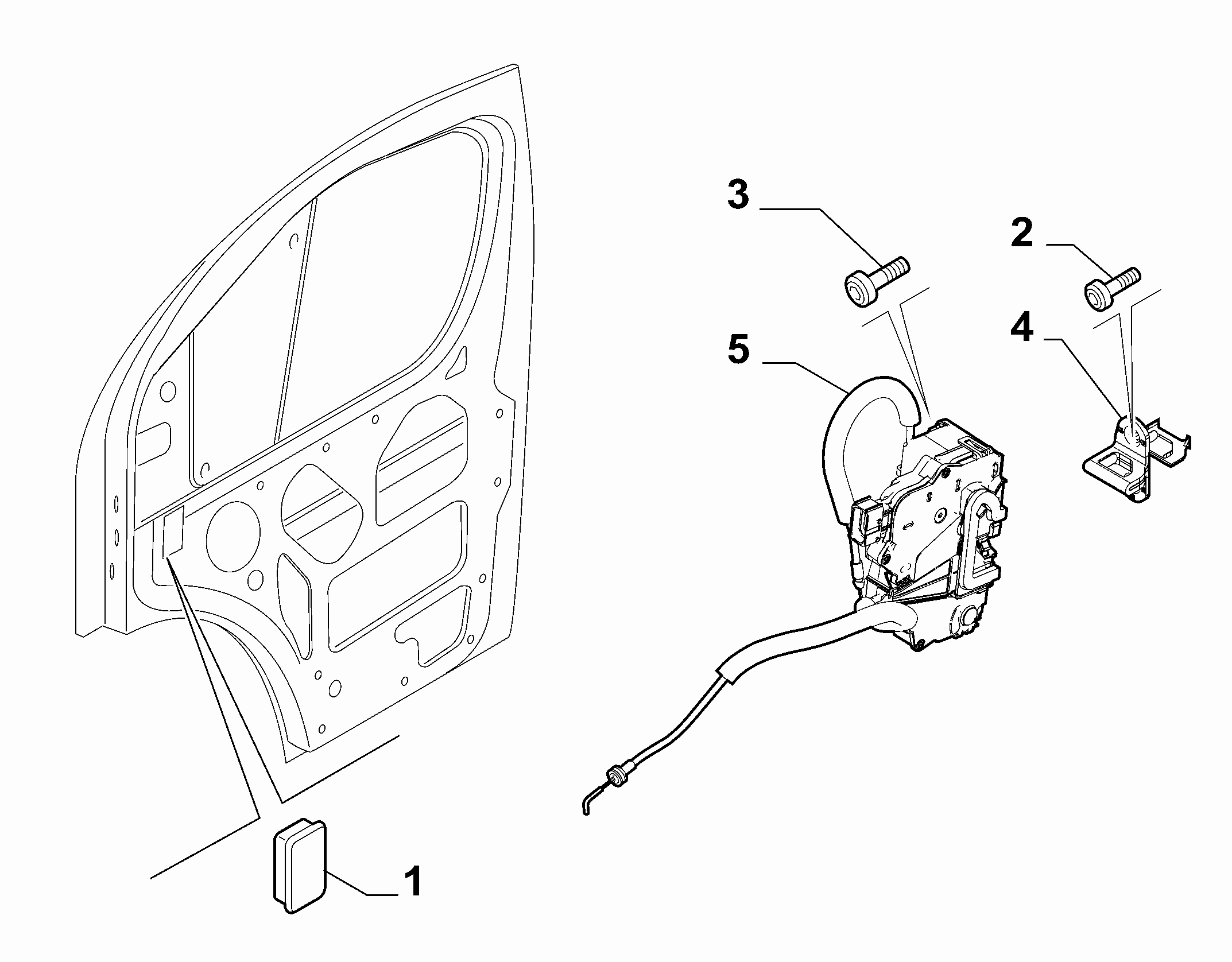 70129-050 FRONT DOOR LOCK