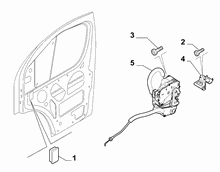 70129-050 FRONT DOOR LOCK