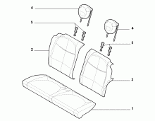 70615/06 REAR SEAT LINING