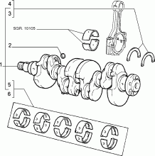 10103/01 ВАЛ И МАХОВИК ДВИГАТЕЛЯ