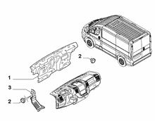 70522-020 PASSENGER COMPARTMENT INSULATION AND PADDING