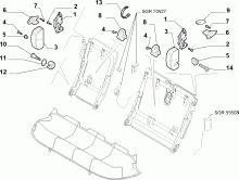 70613/00 REAR SEAT 