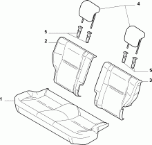 70615/19 REAR SEAT LINING
