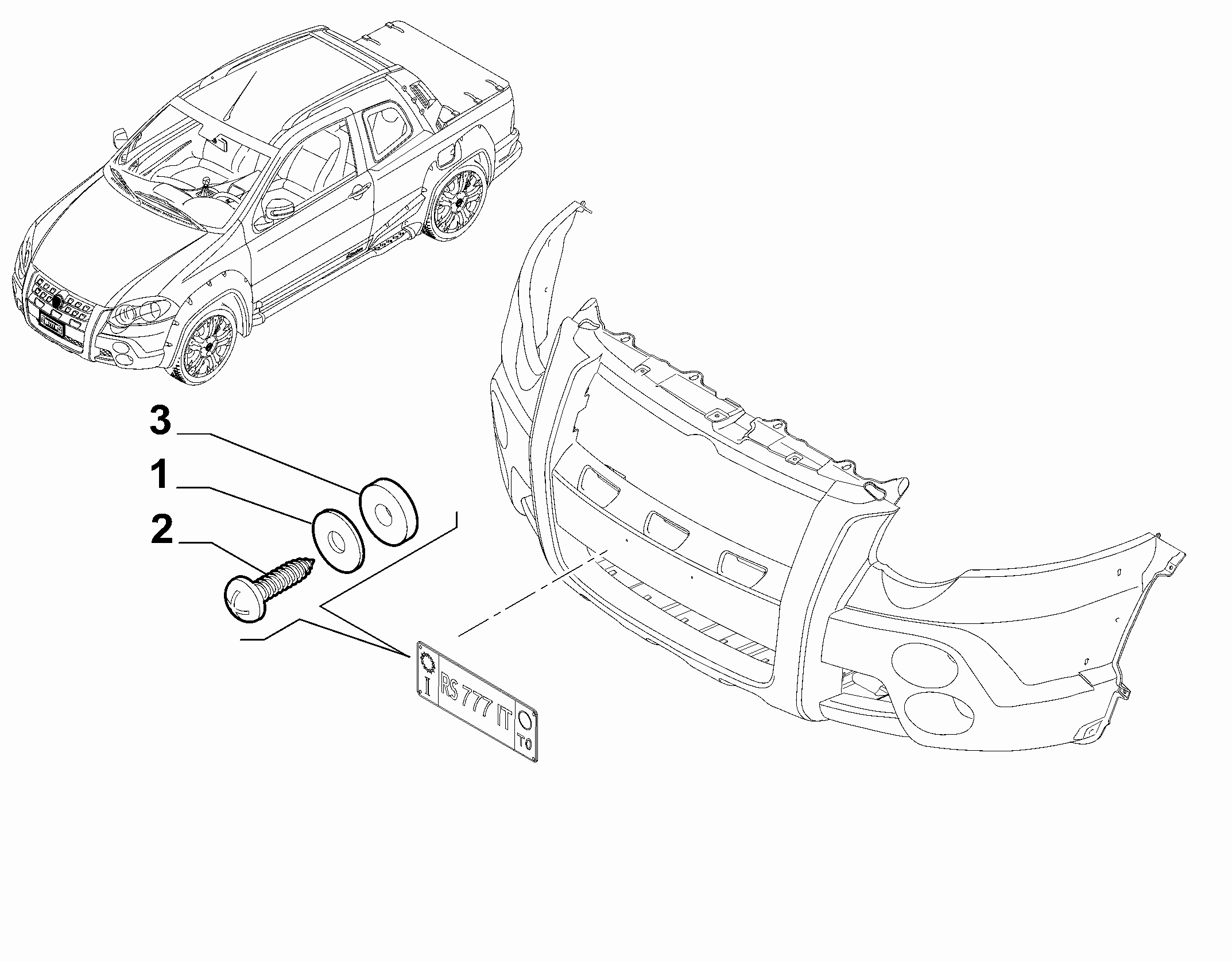 70726-040 FRONT PLATE CLAMPS