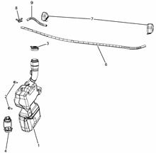 55514-030 WINDSHIELD WIPER RESERVOIR