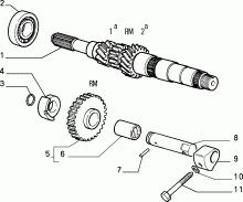 21215/00 ЗУБЧАТЫЕ ПЕРЕДАЧИ КПП