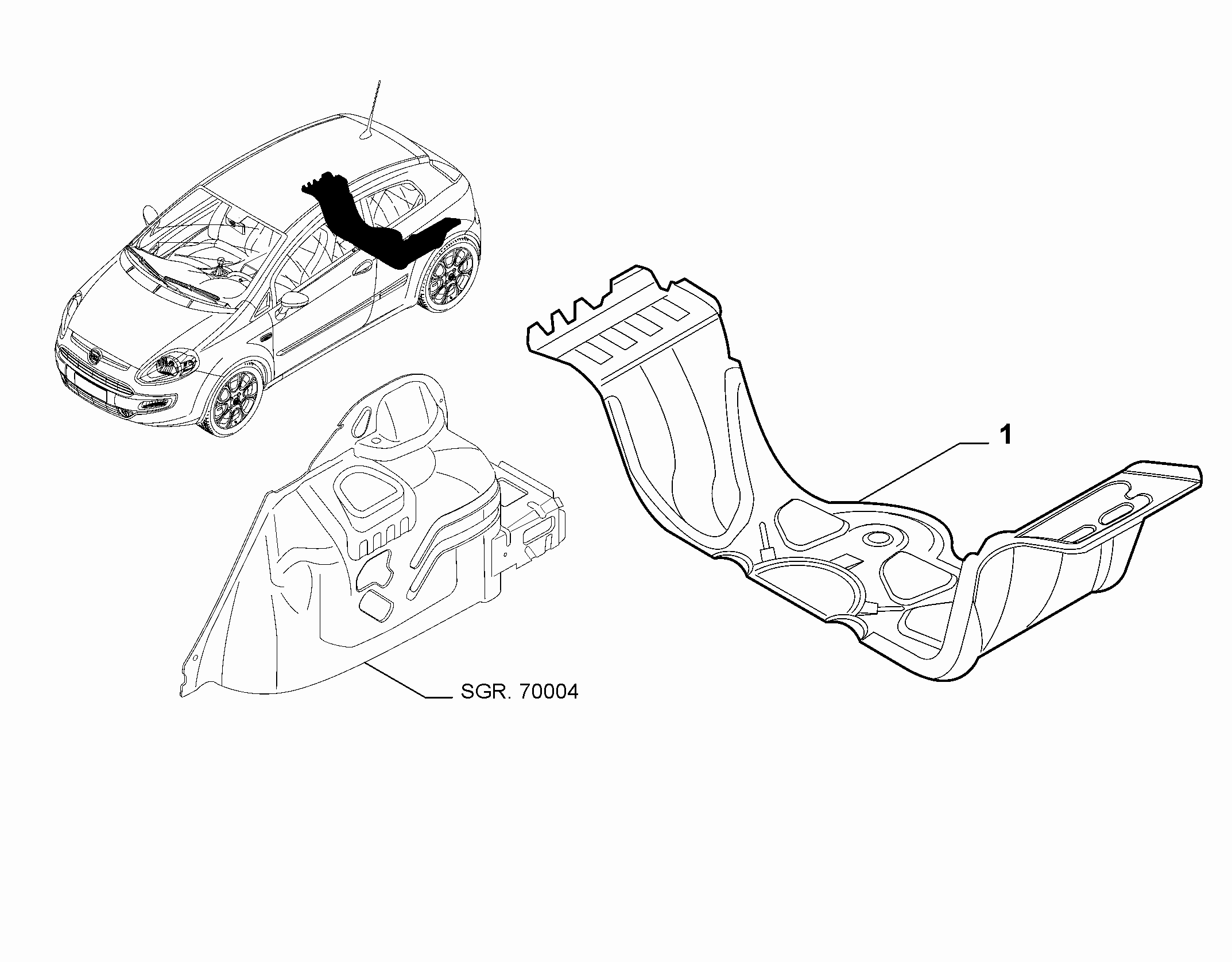 70006-030 STRESSED REAR FLOOR PANEL