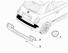 70004-040 REAR CRASH BOX
