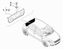 70526-020 REAR TRUNK INTERNAL LINING