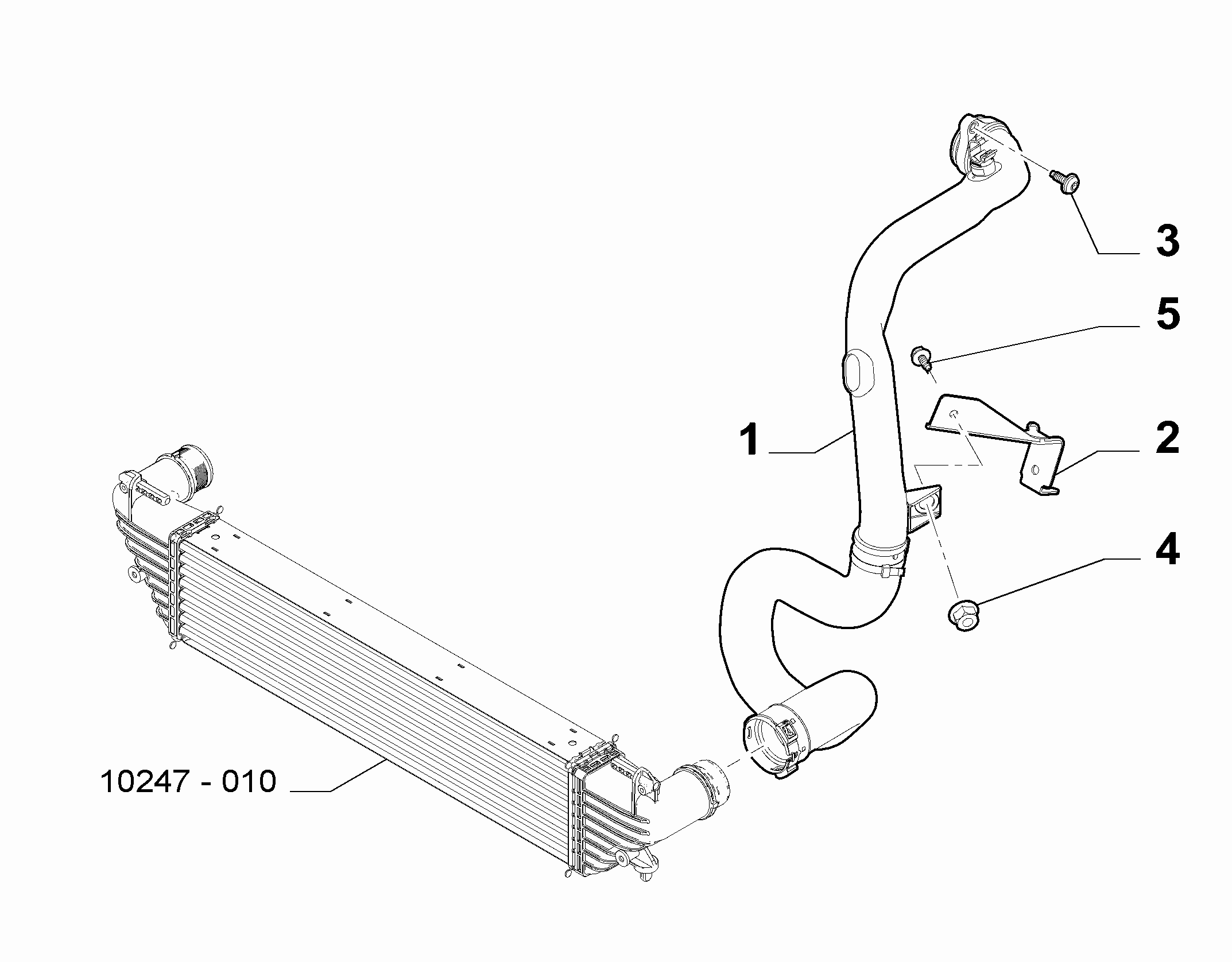 10247-020 COOLER PIPING SUCTION DUCT