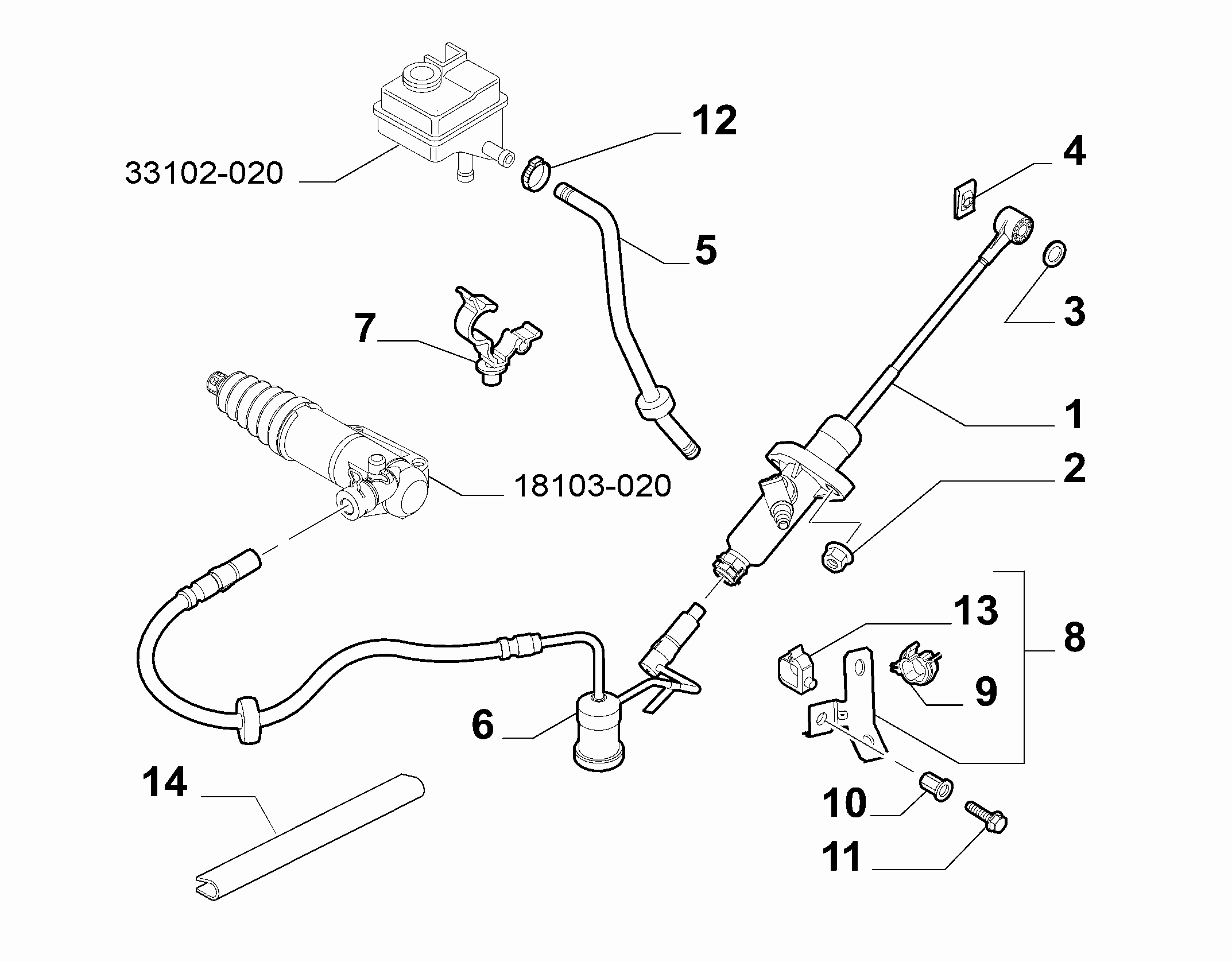 18103-010 CLUTCH PUMP AND CASING