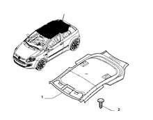 70523-010 INTERNAL ROOF LINING