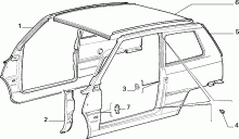 70019/00 КУЗОВ, ОБЛИЦОВКИ (ЦЕНТРАЛЬНАЯ ЧАСТЬ) 