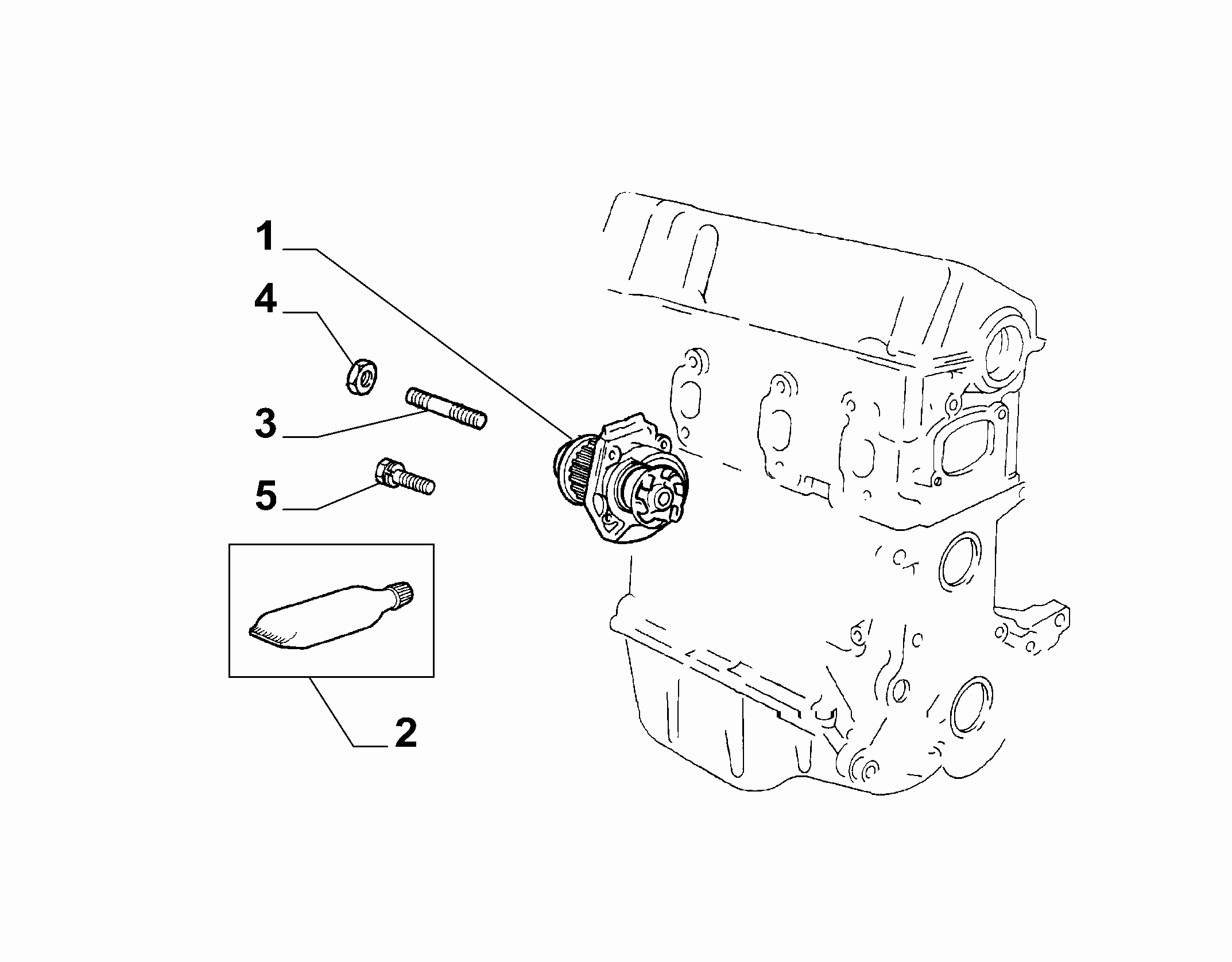 10402-010 WATER PUMP AND GASKETS