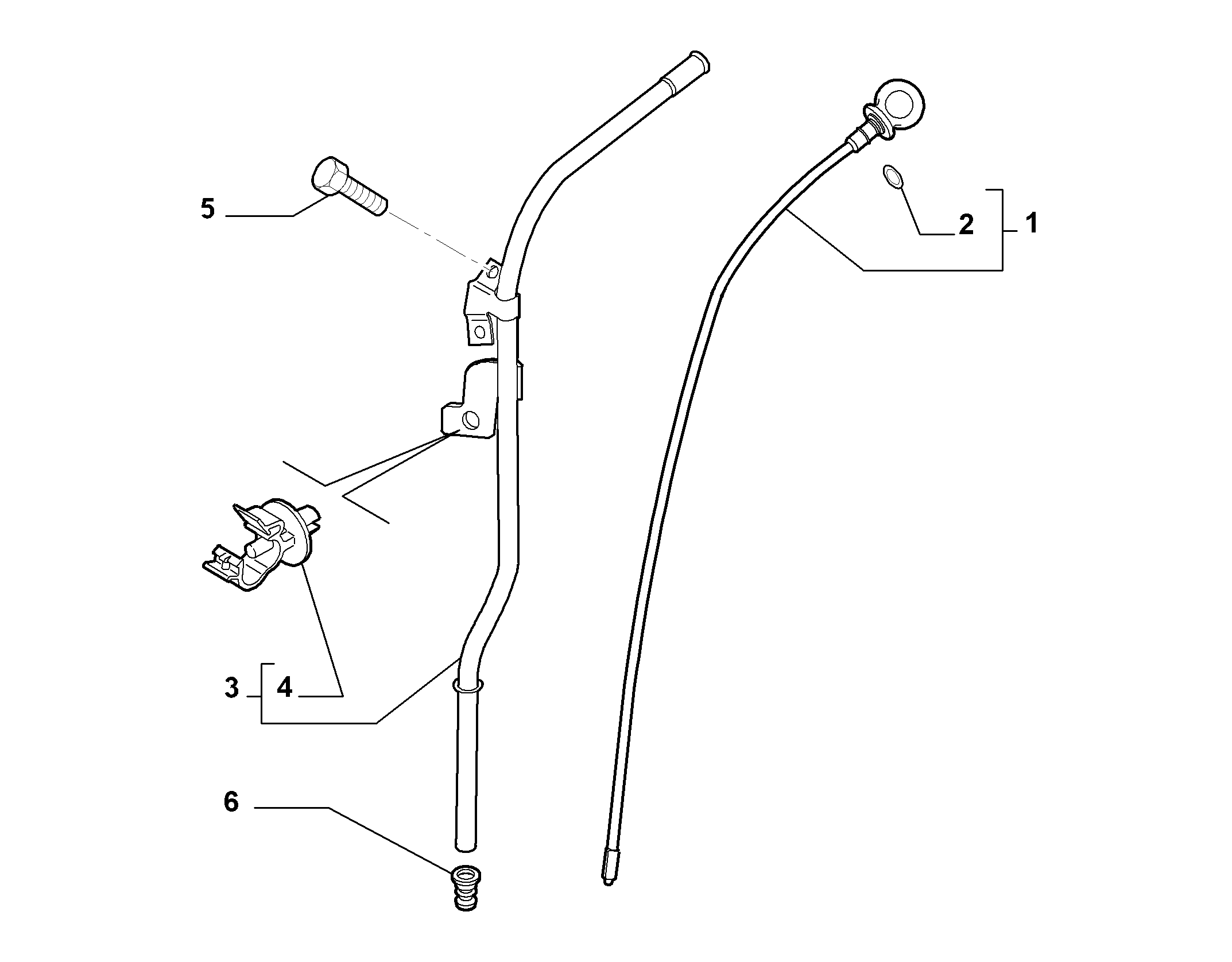 10301-060 DIP STICK, CAP, TRANSMITTER AND PRESSURE ROD